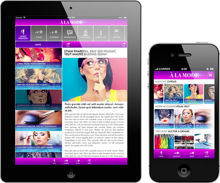 eZ Publish Mobile Suite iPad